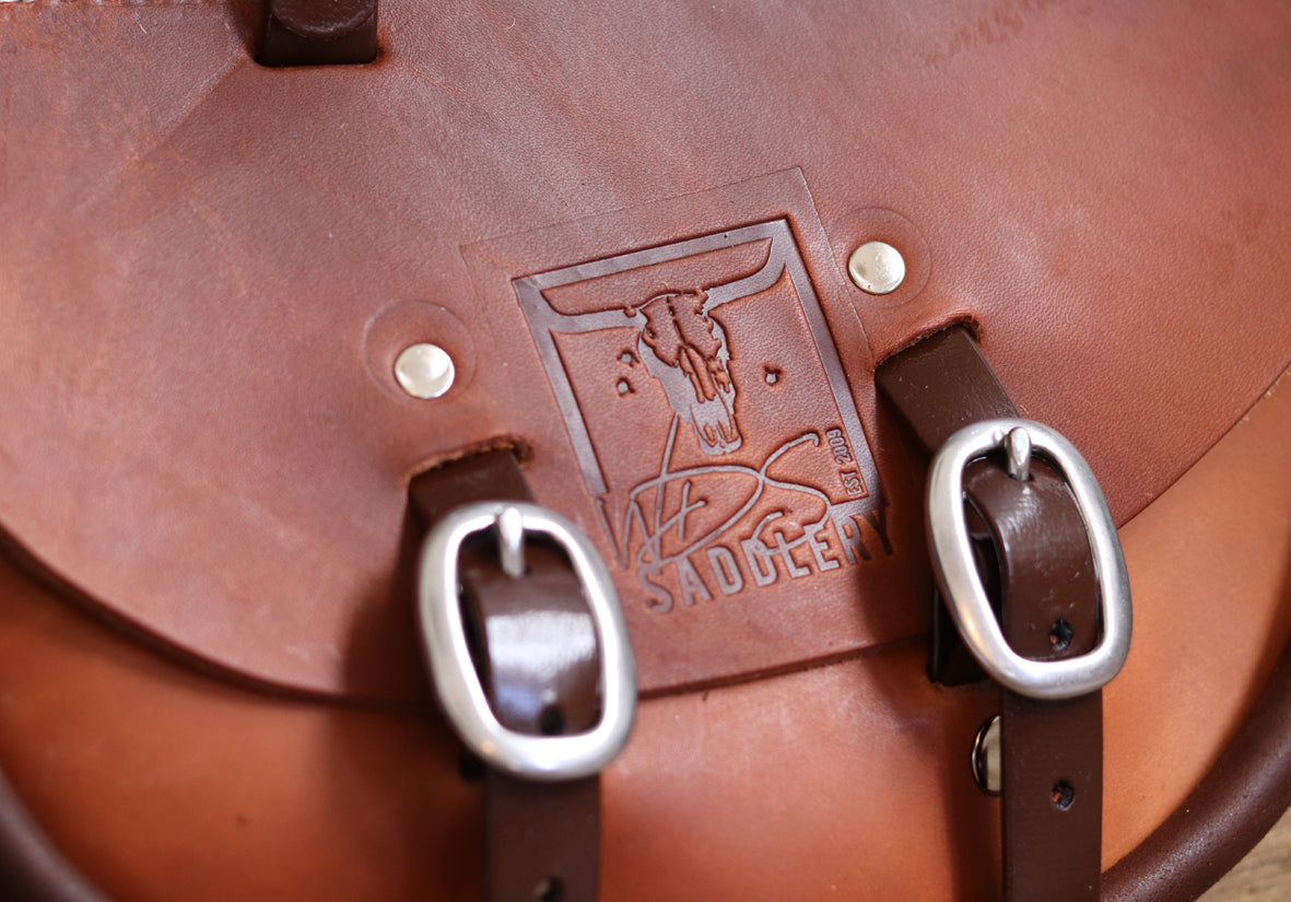 Leather Saddle Bag